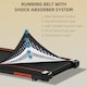 image 7 of HOMCOM Foldable Walking Treadmill with LED Display, Red