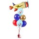 image 2 of Assorted Planes Latex Balloons 30cm / 12 in - Pack of 6