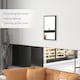 image 3 of HOMCOM Decorative Rectangular Wall Mirror, 60  40 cm Wall-Mounted Bathroom Mirror for Living Room, Bedroom, Hallway, Black