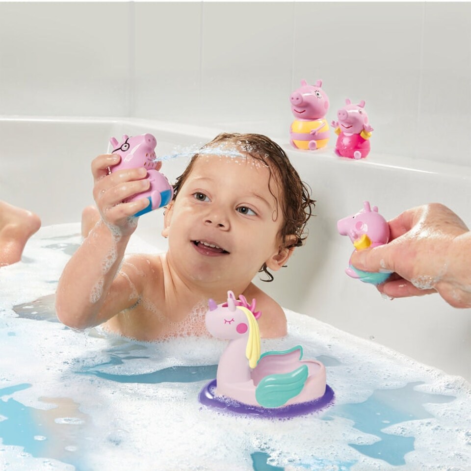image 1 of Tomy Toomies Peppa Pig Bath Set