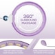 image 4 of SPORTNOW Smart Weighted Hula Hoop with 16 Detachable Knots, Purple