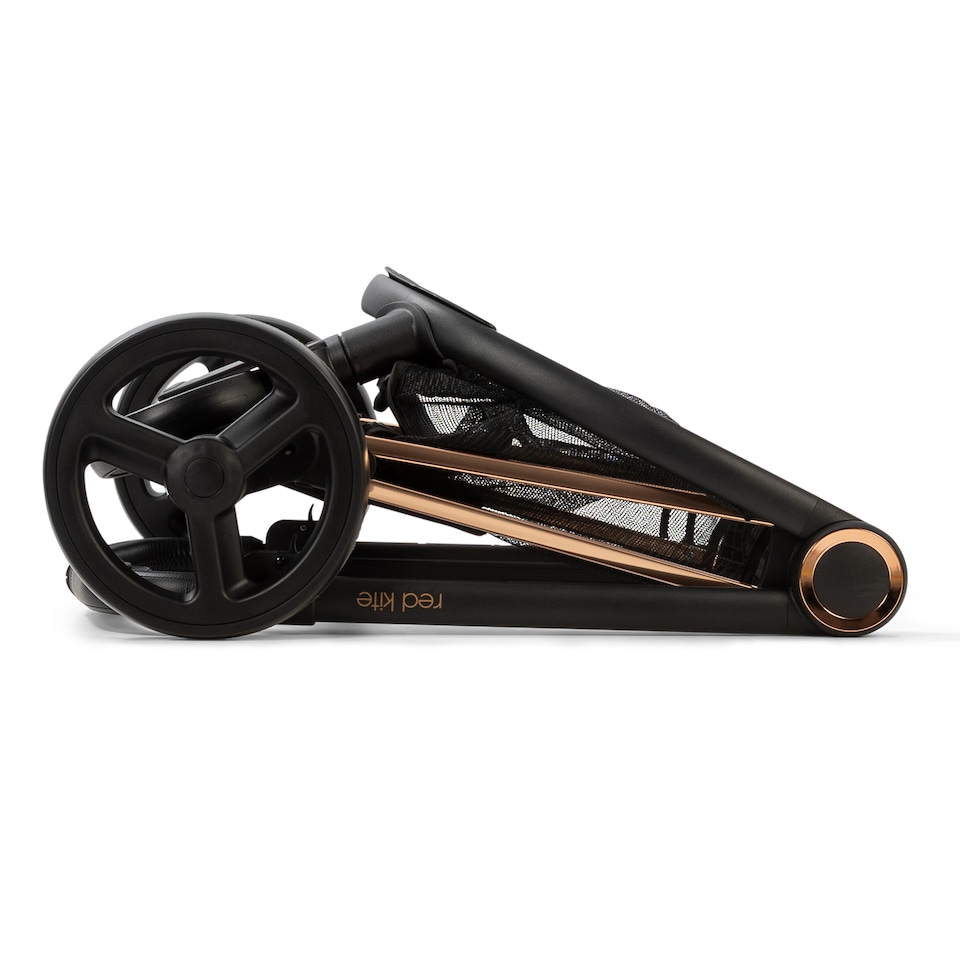 image 1 of Red Kite Push Me Pace i 2 in 1 Travel System with i-Size Car Seat - Amber | Gold | Amber | One Size | 1