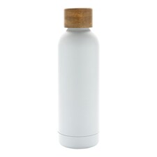 XD Collection Recycled Stainless Steel 500ml Bottle - White - One Size White | One Size