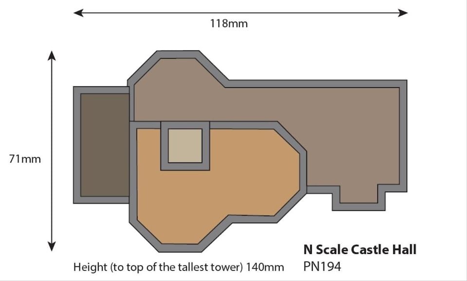 image 1 of Metcalfe Castle Hall Card Kit