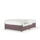 image 1 of Neptune Spring Mauve Naples Velvet Divan Set Single