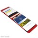 image 3 of Premium Ostrich Golf Scorecard Holder - Black / Red