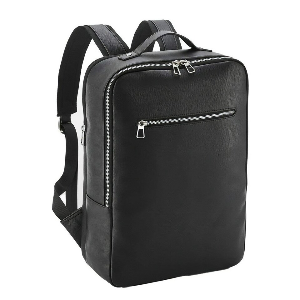 image 1 of Quadra Tailored Luxe PU Backpack - Black - One Size