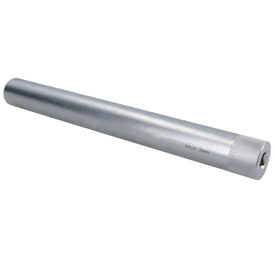 image 1 of 21mm Extra Long Spark Plug Socket Magnetic Thin Walled For Motorcycles Bikes