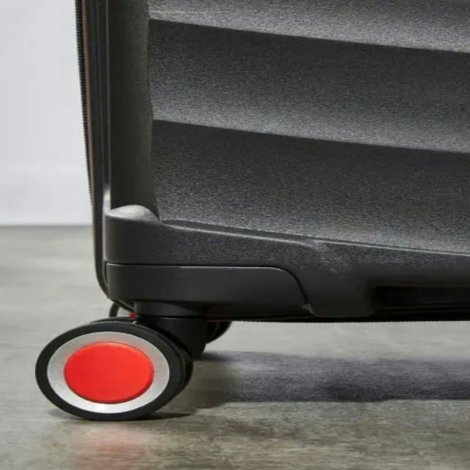 image 1 of Rock Sunwave Medium Suitcase Charcoal