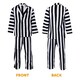 image 6 of Striped Ghost Costume Black | XL