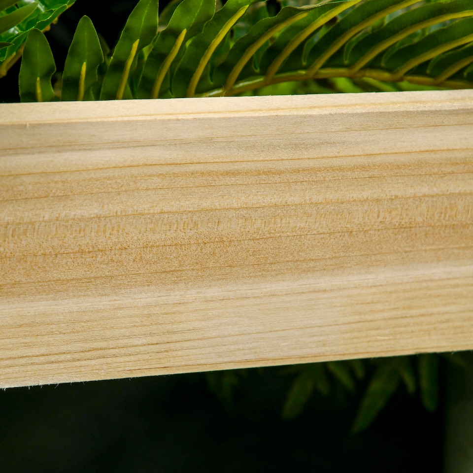 image 1 of Outsunny 3 Tier Wooden Garden Planters with Trellis for Vine Climbing Plants