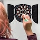 image 2 of HOMCOM  Electronic Dartboard Set 26 Games and 185 Variations with 6 Darts and Cabinet to Stroage Multi-Game Option Ready-to-Play