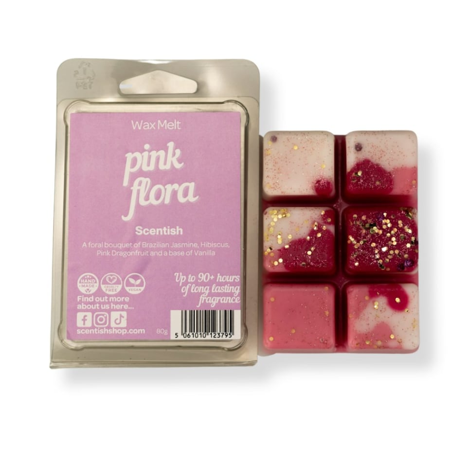 image 1 of Pink Flora Wax Melt Pink