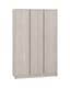 image 1 of Malvern 3 Door Wardrobe - L50.5 x W115 x H180 cm - Urban Snow | Brown | Urban Snow