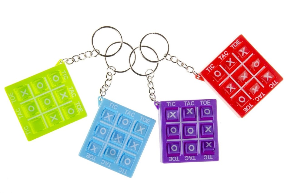 image 1 of Tic Tac Toe Key Chain