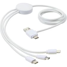 Bullet 5 in 1 USB Cable - White - One Size