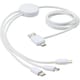 image 1 of Bullet 5 in 1 USB Cable - White - One Size