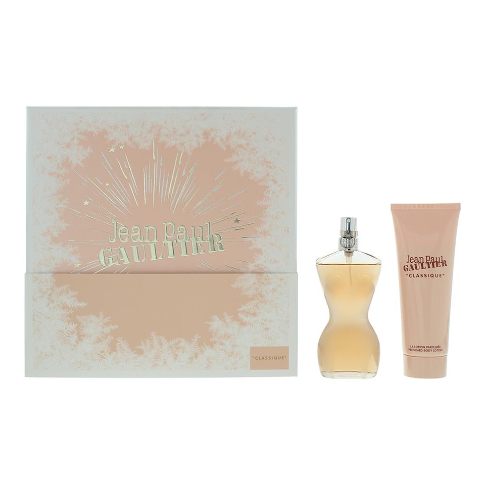 Jean Paul Gaultier Classique 2 Piece Gift Set EDT 50ml Body Lotion 75ml