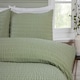 image 3 of Seersucker Polycotton Duvet Cover Set with Pillowcase