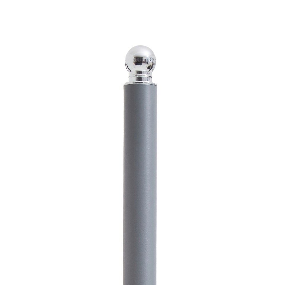 image 1 of Interiors by Premier Elegant Design Grey Toilet Roll Holder, Stable Toilet Holder, Sturdy Toilet Roll Holder With Grey Base