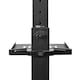image 5 of Nedis TV Floor Presentation Meeting Stand Lockable Wheeled Trolley 32-55" up to 35 kg, Column Design, Adjustable, Snap-lock, AV Shelf - Black
