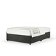 image 1 of Majestic 1000 Pocket Sprung Charcoal Linen Divan Set Single