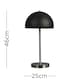 image 3 of ValueLights Dargai Polished Silver Table Lamp and E14 Golfball LED 4W Warm White 3000K Bulb