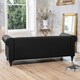 image 4 of Richland 3 Seat Sofa - Black