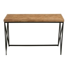Kickford Coffee Table With Black Iron Frame Black