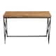 image 1 of Kickford Coffee Table With Black Iron Frame Black