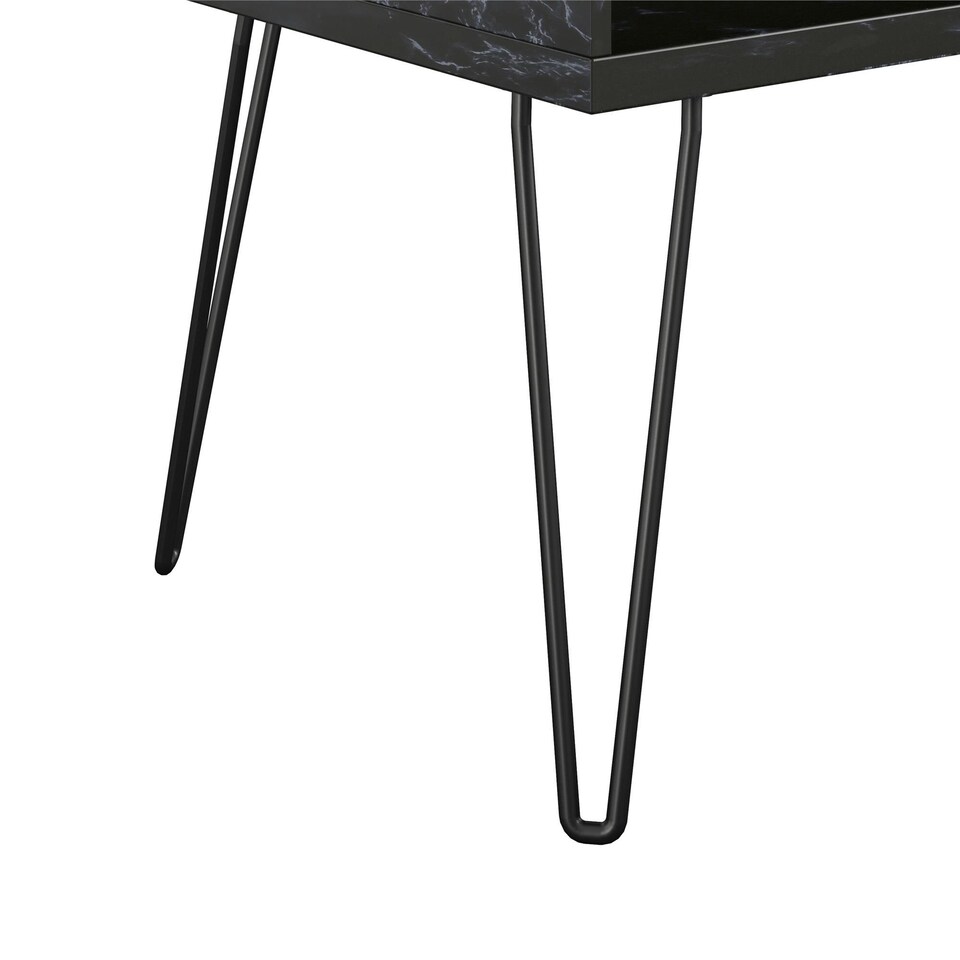 image 1 of Novogratz Athena TV-Stand Black Marble | Black | BLACK MARBLE | One Size | 131