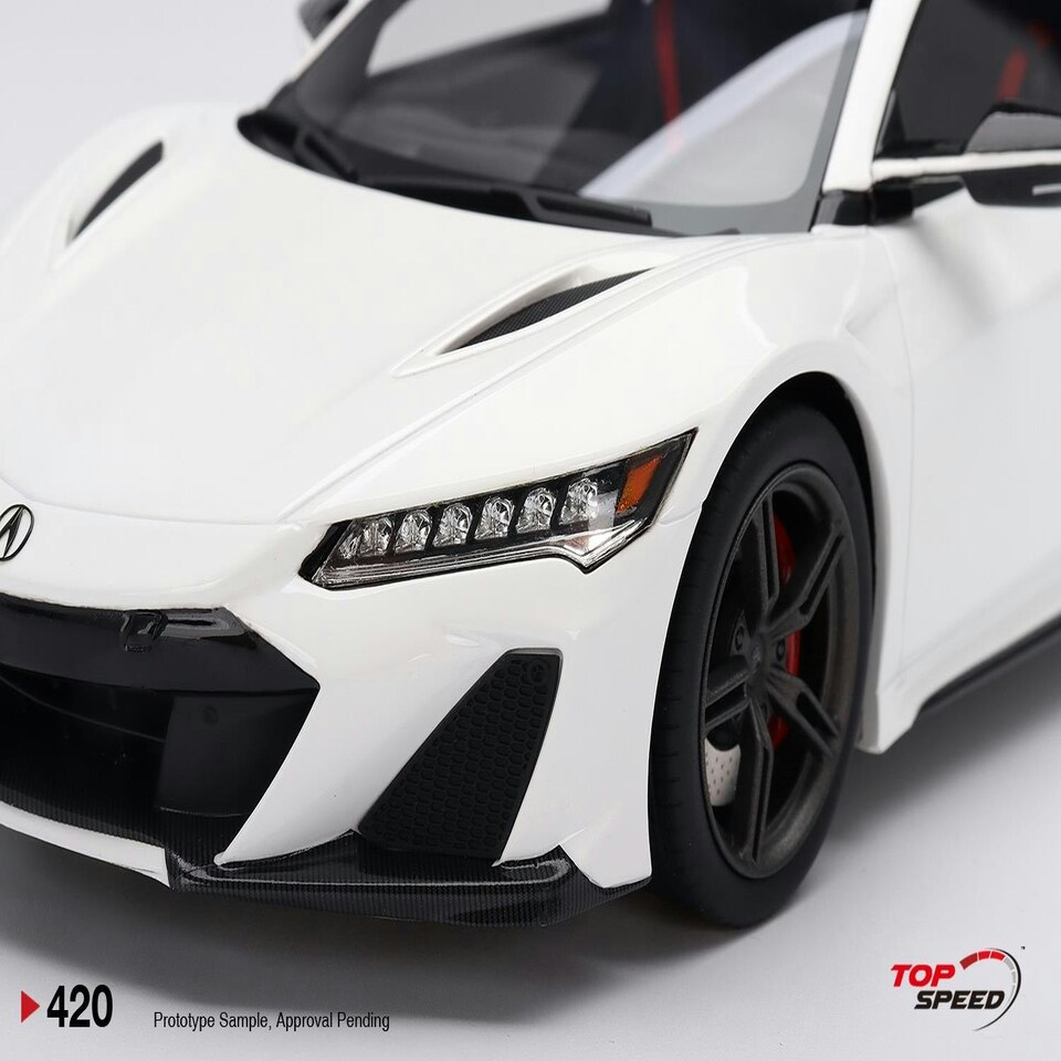 image 1 of Acura NSX Type S 2022 130R White 1:18 TSM TS0420