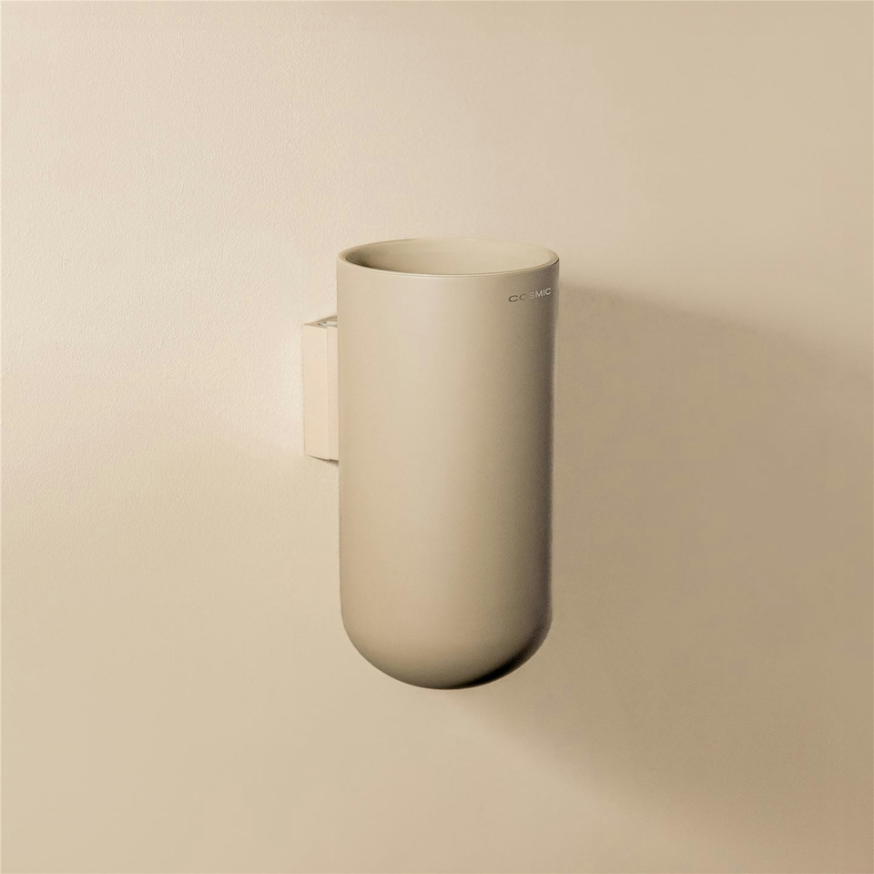 image 1 of Cosmic Toothbrush Holder & Sand Geyser Circular Design with Stainless Steel