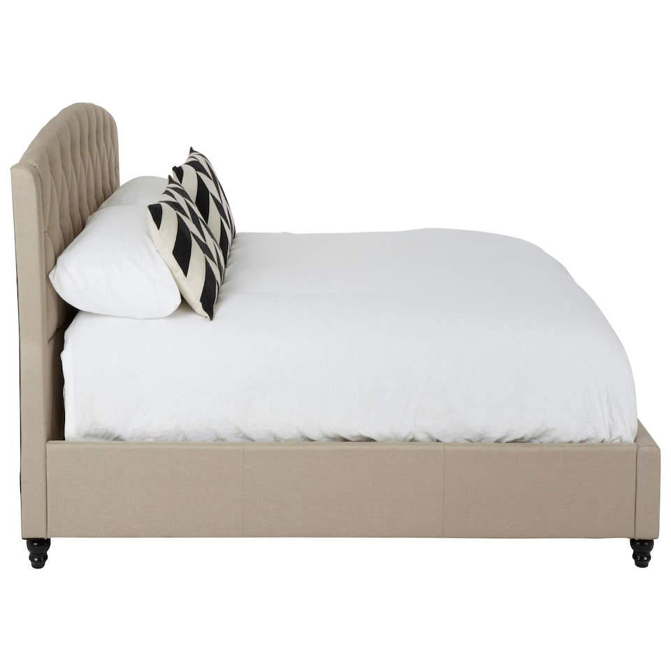 image 1 of Interiors By Premier Beige King Bed