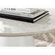 image 3 of Furniturebox Palma Round Beige Stone Coffee Table