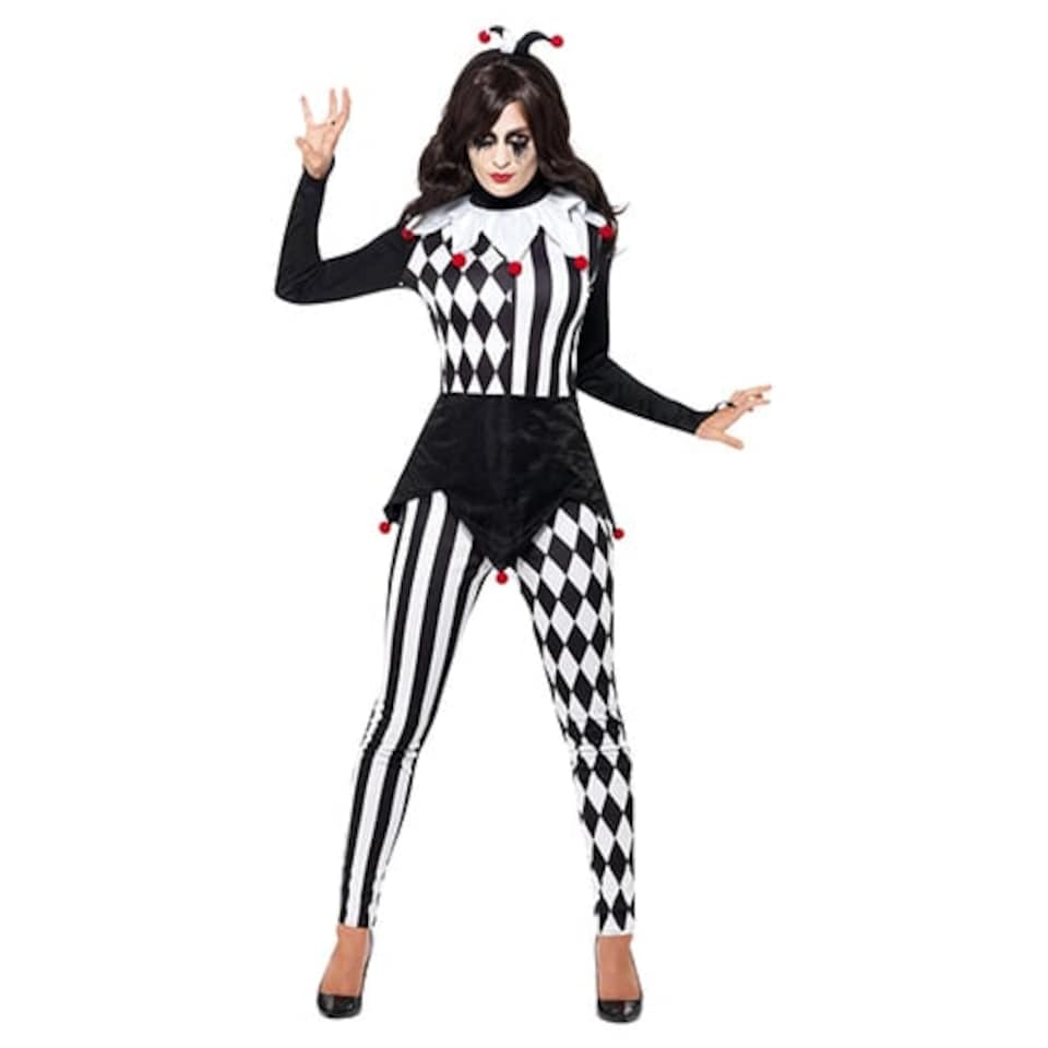 image 1 of Jester Fancy Dress Costume Ladies Large - UK 16-18