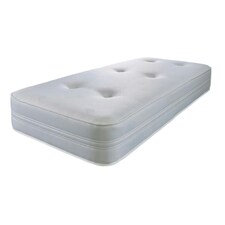 Sirocco Airflow Hybrid Mattress - 18cm Deep, Spring & Memory Fibre Support | White | European Single
