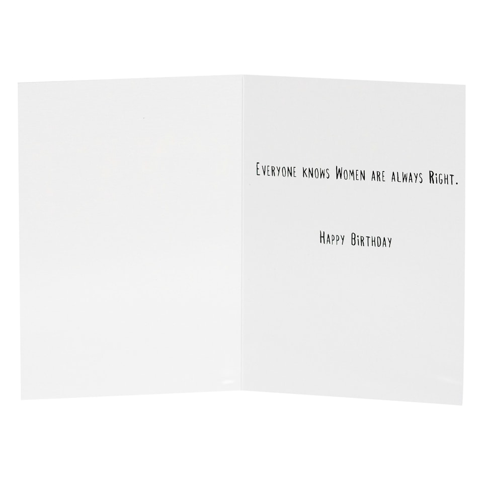 image 1 of Humour Birthday Card - Why Men's Rooms are located to the left
