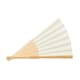 image 3 of MidOcean Fanny Bamboo Handheld Fan - Beige - One Size