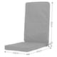 image 4 of 6pk High Back Seat Pad Navy