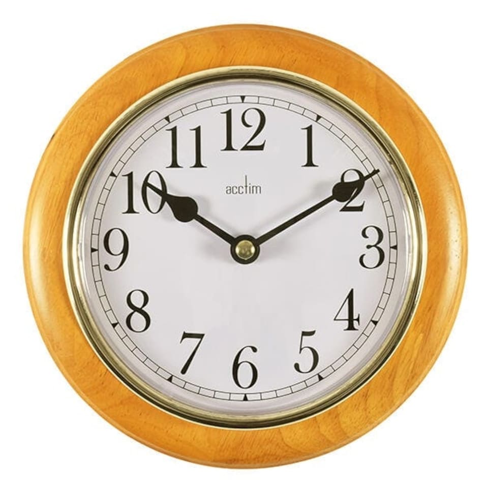 Acctim Maine Wall Clock Cherry