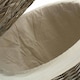 image 3 of Small Antique Wash Round Laundry Basket | White | White