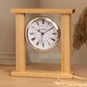 image 4 of Widdop Gifts Wood and Glass Mantel Clock