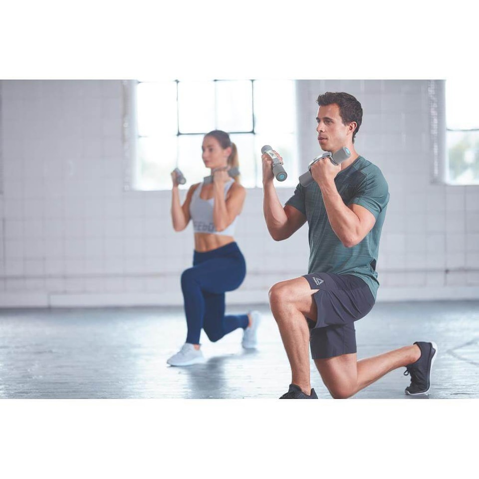 image 1 of Reebok Softgrip Dumbbells - 2kg Pair