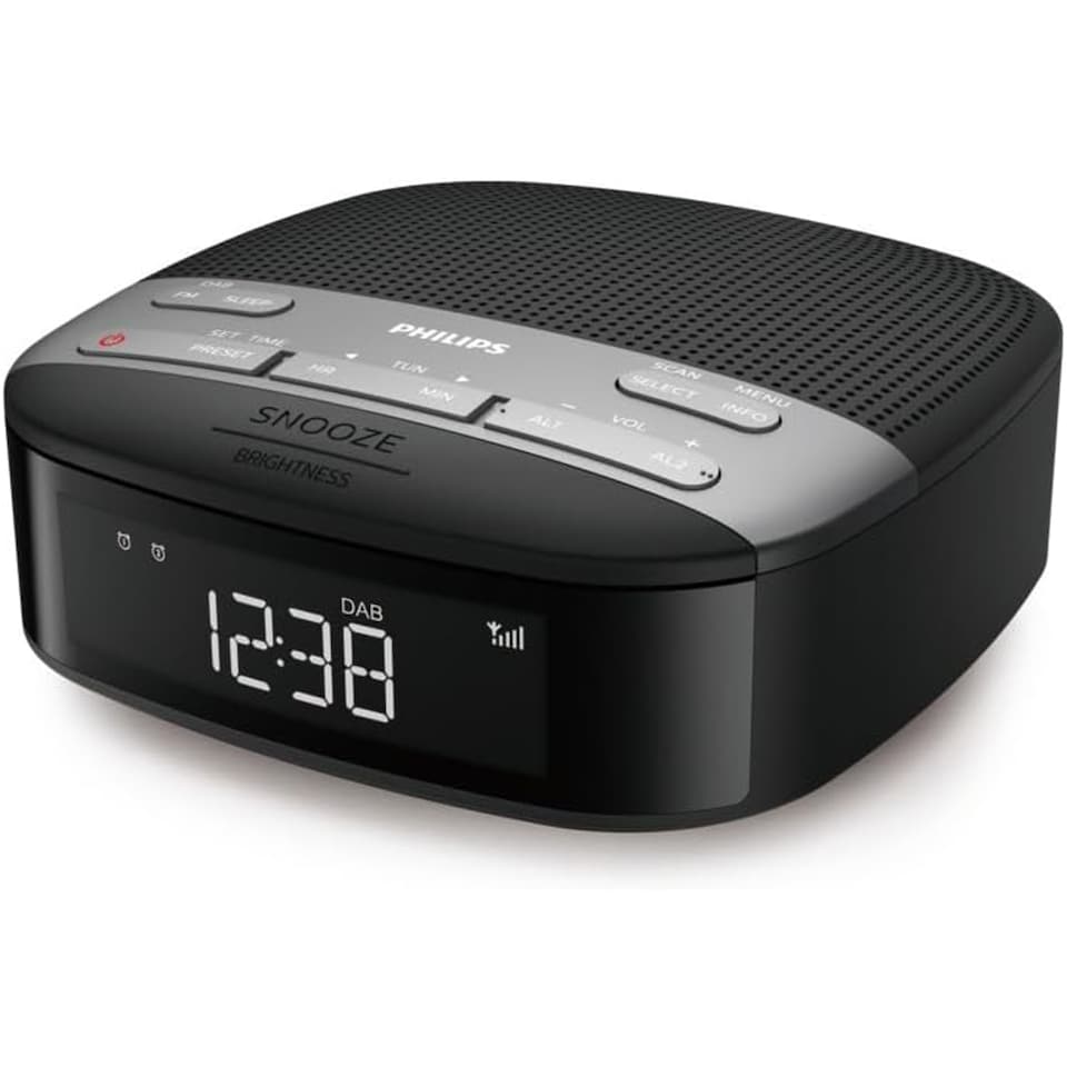 image 1 of Philips TAR3505 Radio Alarm Clock  in Black
