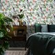 image 1 of Transform Peel & Stick Tropical Floral & Parrot Multicoloured Self-Adhesive Wallpaper Multi | Multi