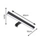 image 5 of ValueLights Ryle Pair Black Touch Rechargeable Picture Wall Light | Black