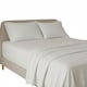 image 1 of Flannelette Flat Sheet Soft Brushed Cotton Bedding for Warmth Comfort | White | Single