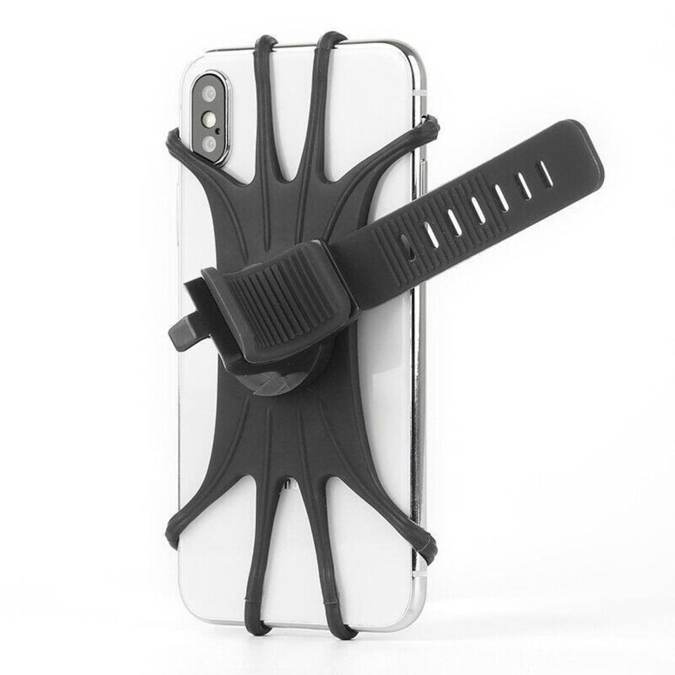 image 1 of Waterproof 360 Bike Phone Holder: Fits 4-6.5 Phones - Detachable
