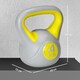 image 7 of SPORTNOW 4kg Kettle Bell with Handle for Home Gym, Yellow and Grey | Yellow | Yellow